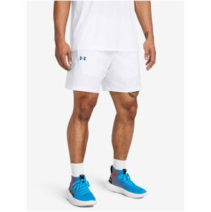 Bílé pánské kraťasy Under Armour UA Baseline Woven