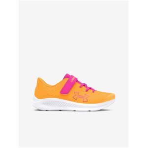 Růžovo-oranžové holčičí sportovní tenisky Under Armour UA GPS Pursuit 3 BL AC