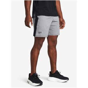 Černo-šedé pánské sportovní kraťasy Under Armour UA LAUNCH PRO 7'' HTR SHORTS