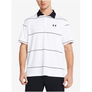 Bílé pánské polo tričko Under Armour UA Playoff 3.0 Stripe Polo