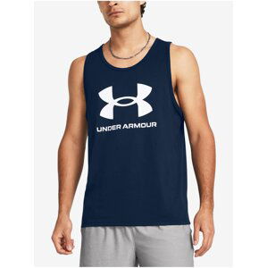 Tmavě modré pánské tílko Under Armour UA Sportstyle Logo