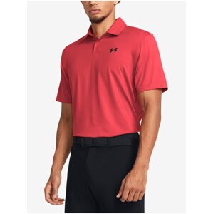 Červené pánské sportovní polo tričko Under Armour UA T2G Polo