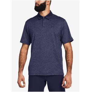 Tmavě modré pánské sportovní polo tričko Under Armour UA T2G Printed Polo