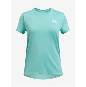 Tyrkysové holčičí sportovní tričko Under Armour Knockout Tee