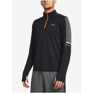 Černá pánská sportovní mikina Under Armour UA Tech Utility 1/4 Zip