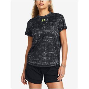 Černé dámské vzorované tričko Under Armour UA W's Ch. Pro Train SS Print