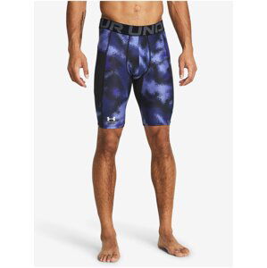 Fialové pánské vzorované kraťasy Under Armour UA HG Armour Printed Lg