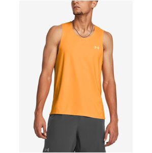 Oranžové pánské sportovní tílko Under Armour UA LAUNCH ELITE SINGLET