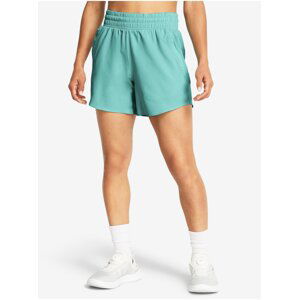 Tyrkysové dámské sportovní kraťasy Under Armour Flex Woven Short 5in