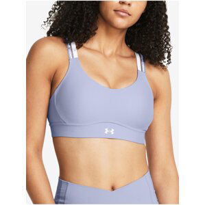 Fialová dámská sportovní podprsenka Under Armour UA Infinity Mid 2.0 Rib Bra