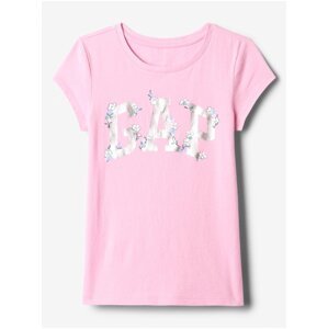 Růžové holčičí tričko GAP