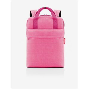 Růžový dámský batoh Reisenthel Allday Backpack M Twist Pink
