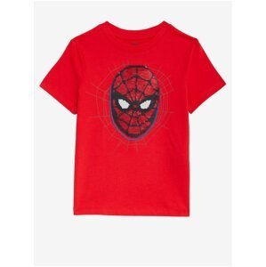 Červené klučičí tričko s motivem Marks & Spencer Spider-Man™