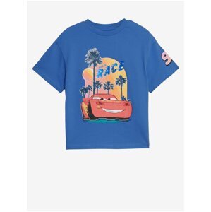 Modré klučičí tričko s motivem Disney Cars Marks & Spencer