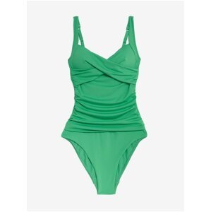 Zelené dámské formující jednodílné plavky Marks & Spencer