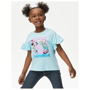 Světle modré holčičí tričko Marks & Spencer Minnie Mouse™