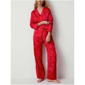 Červená dámská pyžamová souprava Dream Satin™ s potiskem Marks & Spencer