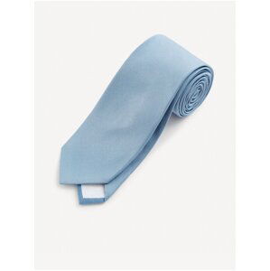 Modrá hedvábná kravata Celio Gitiesatin