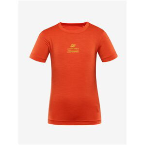 Cihlové děstké sportovní tričko ALPINE PRO Basiko