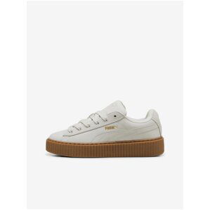 Bílé dámské kožené tenisky Puma x Fenty Creeper Phatty