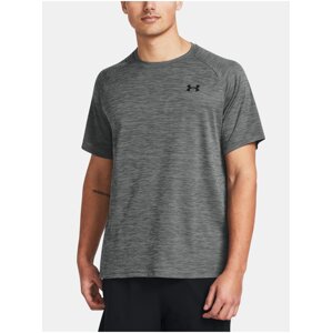 Šedé pánské sportovní tričko Under Armour UA Tech Textured SS