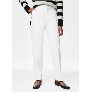Bílé dámské kalhoty Marks & Spencer