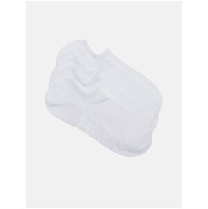 Sada pěti párů pánských ponožek v bílé barvě Edoti
