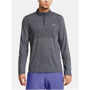 Fialové pánské tričko Under Armour UA Seamkess Stride 1/4 Zip