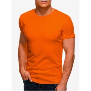 Oranžové pánské basic tričko Edoti