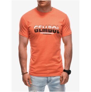 Oranžové pánské tričko Edoti