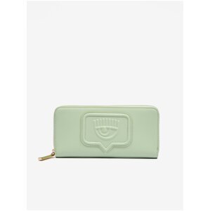 Světle zelená dámská peněženka CHIARA FERRAGNI Eyelike Bags