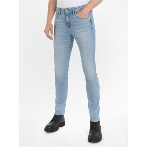 Světle modré pánské slim fit džíny Calvin Klein Jeans Slim Taper