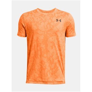 Oranžové klučičí sportovní tričko Under Armour UA Tech Vent Geode SS-ORG