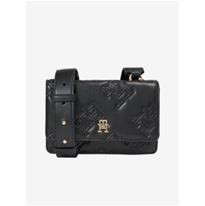 Černá dámská crossbody kabelka Tommy Hilfiger Refined Crossover Mono