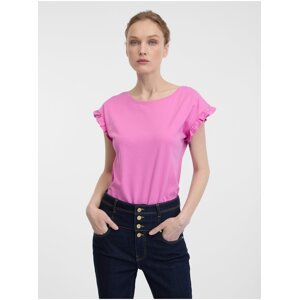 Růžové dámské tričko ORSAY