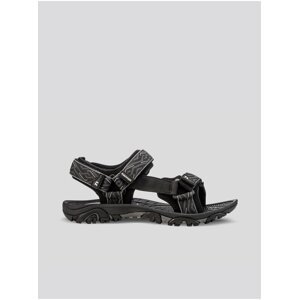 Šedo-černé pánské outdoorové sandály Hannah Belt