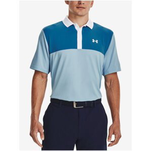 Modré pánské sportovní polo tričko Under Armour UA Performance 3.0 Colorblock Polo