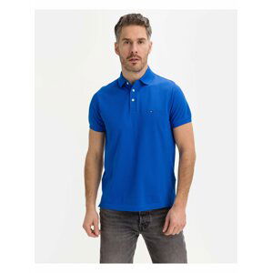 Modré pánské polo tričko Tommy Hilfiger