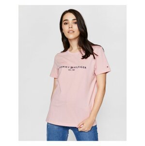Růžové dámské tričko Tommy Hilfiger