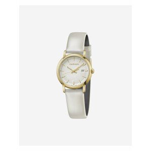 Perleťově bílé dámské hodinky Calvin Klein Established
