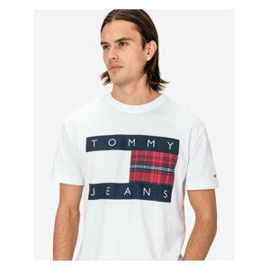 Plaid Centre Flag Triko Tommy Jeans