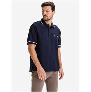 Tmavě modré pánské polo tričko Tommy Hilfiger