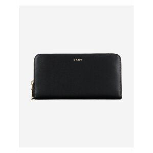 Černá dámská kožená peněženka DKNY