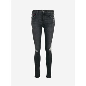 Šedé dámské skinny fit džíny Tommy Jeans Nora