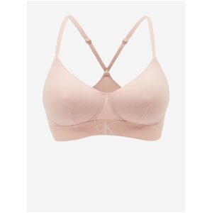 Světle růžová dámská bralette podprsenka Calvin Klein Underwear