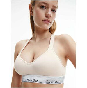 Béžová bralette podprsenka Calvin Klein Underwear