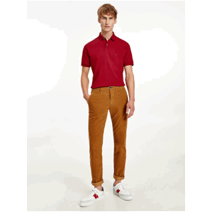 Červené pánské polo tričko Tommy Hilfiger