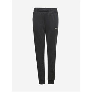 Černé holčičí tepláky s kapsami na zip adidas Originals Track Pants