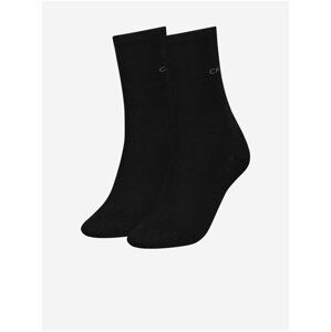 Sada dvou párů dámských ponožek v černé barvě Calvin Klein Underwear