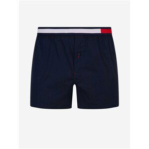 Tmavě modré pánské boxerky Tommy Hilfiger Woven